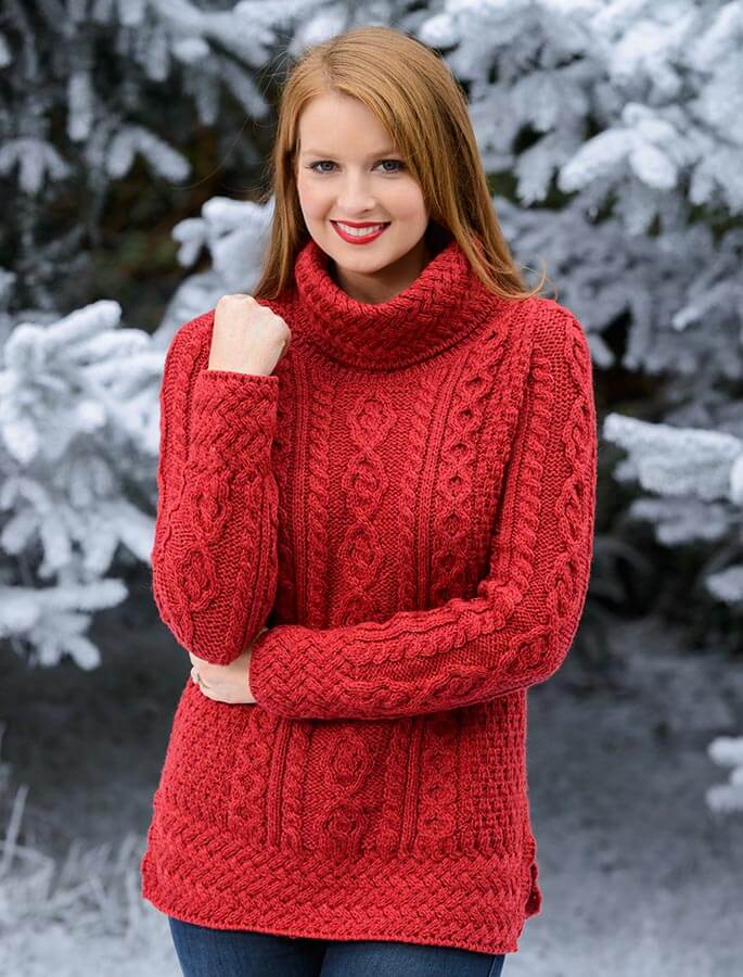 Ladies sweaters, cable knit, cardigan, Irish knitwear | Aran Sweater Market
