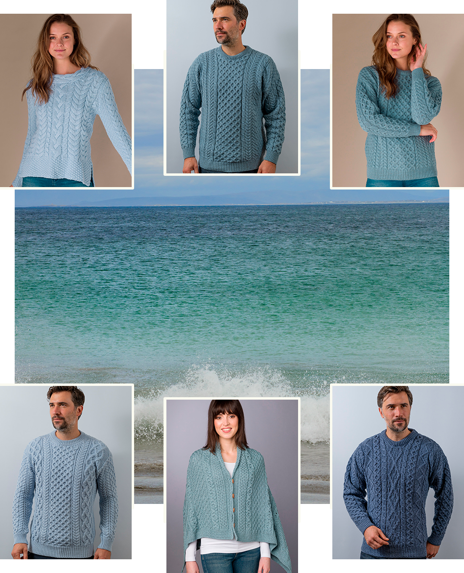 Aran islands, inismor, blue sweaters, nature inspired outfits 